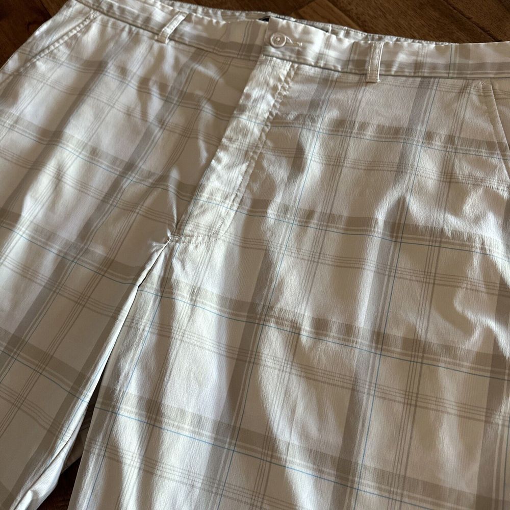 Pebble Beach Performance Men's Shorts Size 38 Plaid Golf‎ Sports Fast Drying
